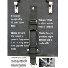 Load image into Gallery viewer, Grocery Bike Pannier: Black