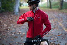 Load image into Gallery viewer, Men's Aqua-No Compact Cycling Jacket - Red
