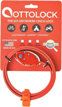 Load image into Gallery viewer, Cinch Bike Lock: 30", Otto Orange