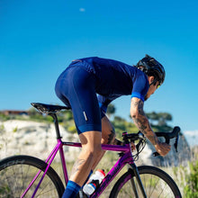 Load image into Gallery viewer, Men's Navy Newton Bib Shorts
